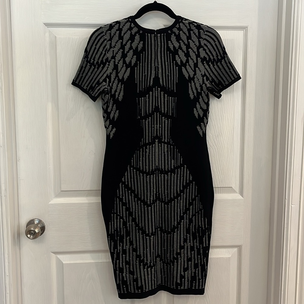 Reiss Printed Midi Bandage Dress - Picture 6 of 6